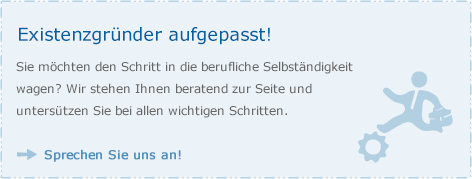 Weitere Informationen für Existenzgründer